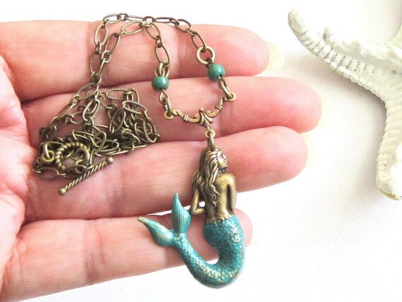 etsy mermaid jewelry