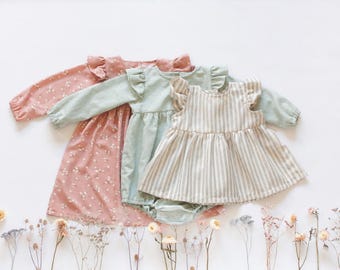 12-in-1 Baby Sewing Pattern Bundle | Dress, Top & Romper PDF Pattern | Newborn–5 Years
