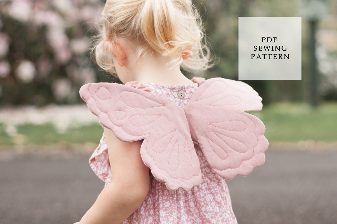 Fairy Wings Tutorial Sewing Pattern, Butterfly Wing Pdf Pattern ...