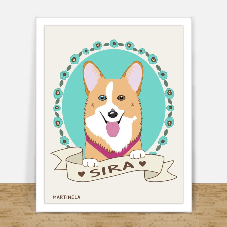 Shih tzu dog personnalisé anniversaire papier cadeau ajouter nom//s choisir background