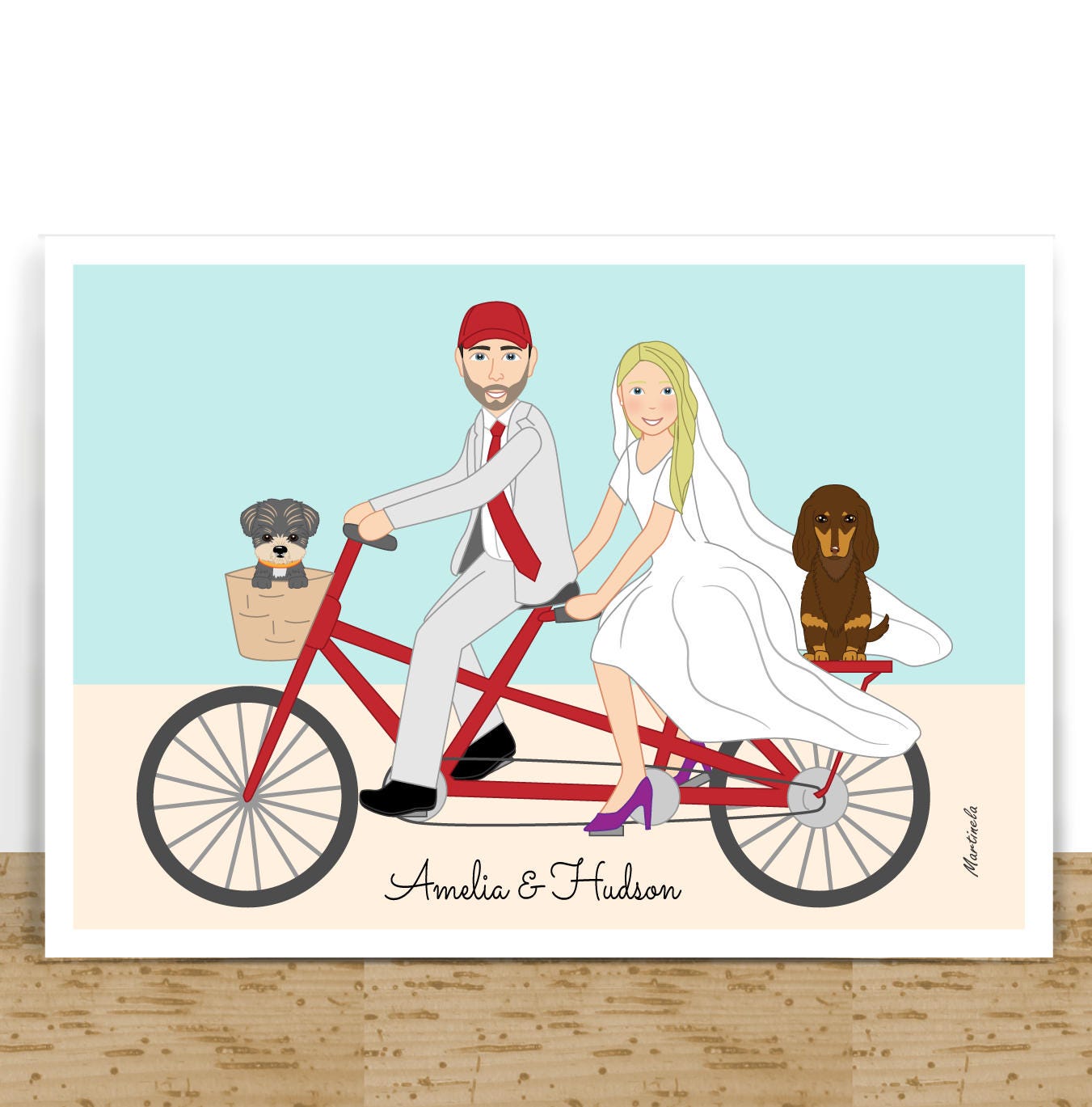 hochzeit fahrrad