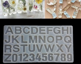alphabet silicone mould