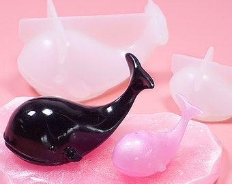 Succulent Plants Flower Pot Silicone Mold Animal Whale Fish Shape Concrete Mould