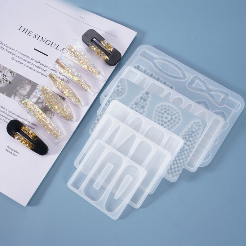 Clearancehair Clip Silicone Mold hair Clip Claw Moldresin Etsy