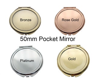 Liste personnalisée pour aramey: 8 miroir compact Kit-Pocket miroir vierge-Deux kits 2 pour chaque couleur avec 2 autocollants supplémentaires
