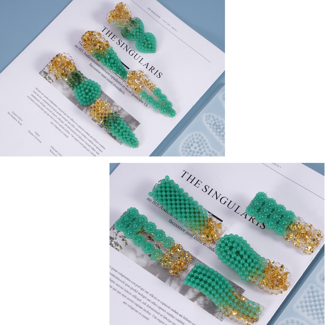 Clearancehair Clip Silicone Mold hair Clip Claw Moldresin Etsy