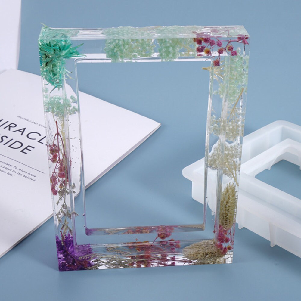 New Rectangle Creative Photo Frame Silicone Mold Handmade - Etsy