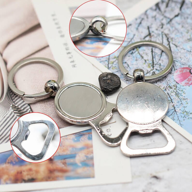 Keyring Bottle Openerkey Ring Bottle Openers Keychain With Etsy