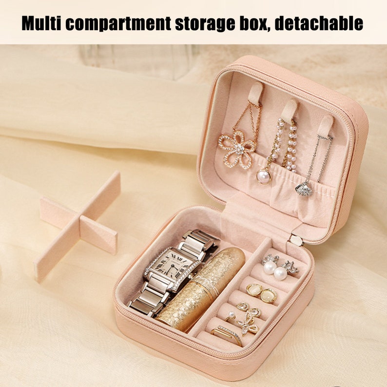 Leather Jewelry Travel Case Custom Jewelry Case jewellery Etsy