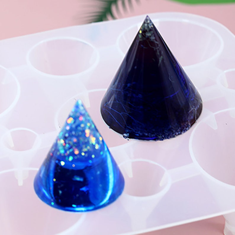 11 Holes Silicone Candle Molds Pyramid Candle Molds for Resin Etsy