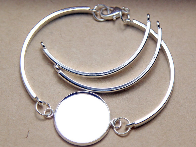 10 Bangle Bracelets Kitsdiy Cuff Bracelet Blank20 Sideways Etsy