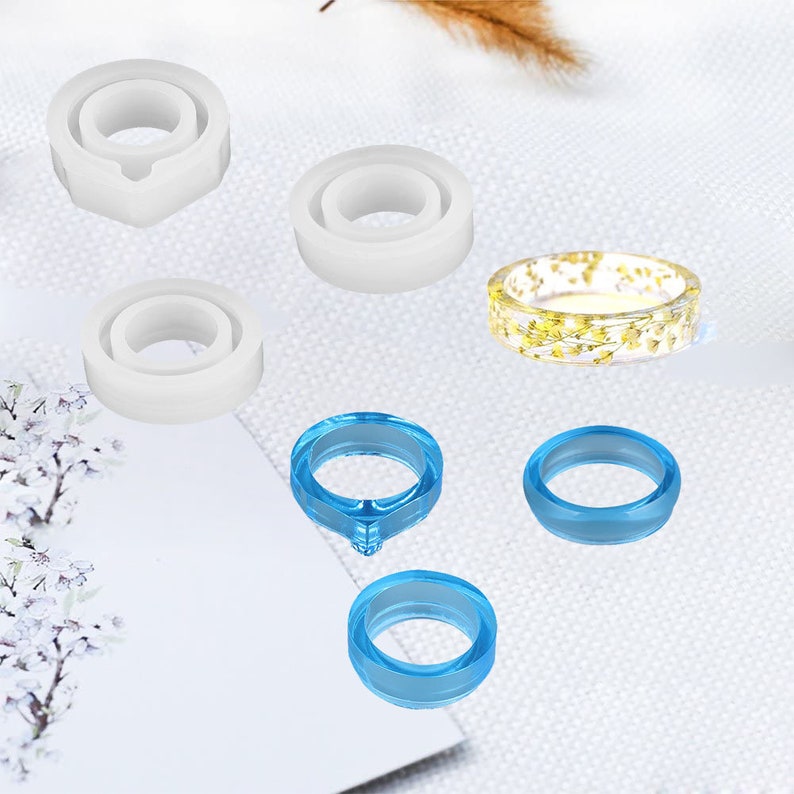 3 Style Ring Silicone Mold DIY Making Resin Ring Molds Etsy