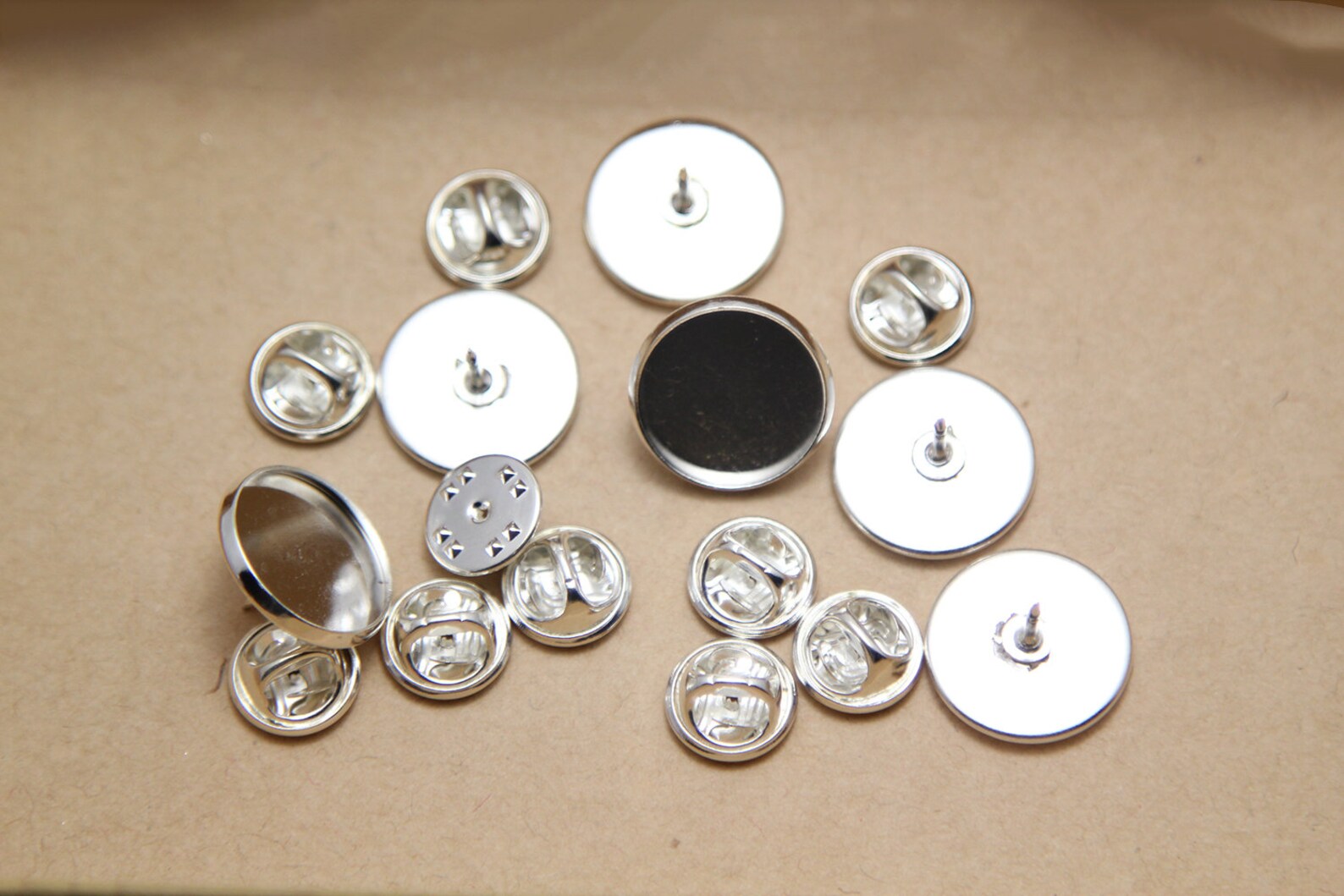 50pcs 16mm Round Lapel PinGlass Dome Lapel PinAntique Brass Etsy