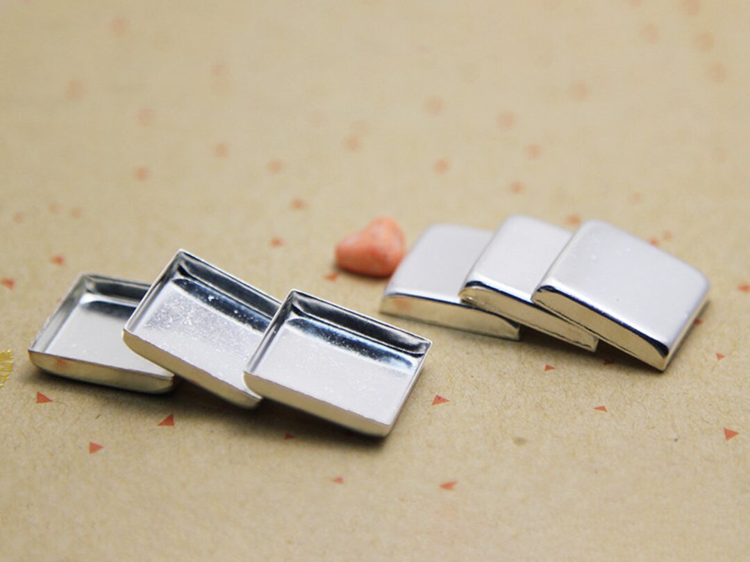 18mm Square Bezel Setting18mm Bezel Cupsblank Bezels for Etsy