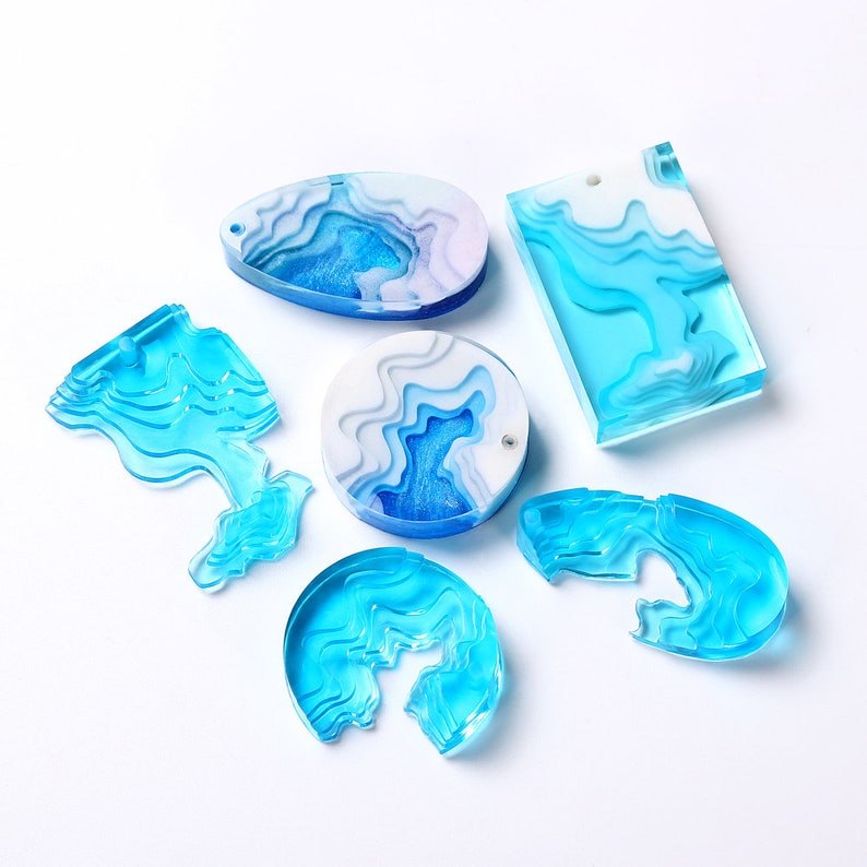 Islands Silicone Pendant MoldBeach Pendant Resin Etsy