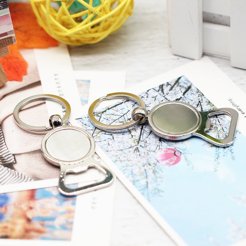 Keyring Bottle Openerkey Ring Bottle Openers Keychain With Etsy