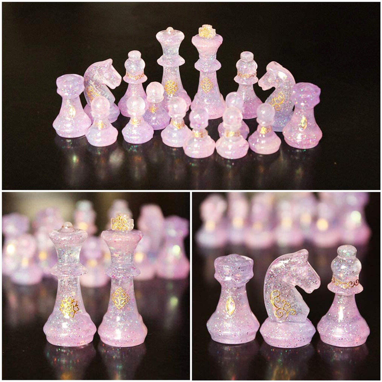 Chess Pieces Resin Molds International Silicone Chess Mold3D Etsy