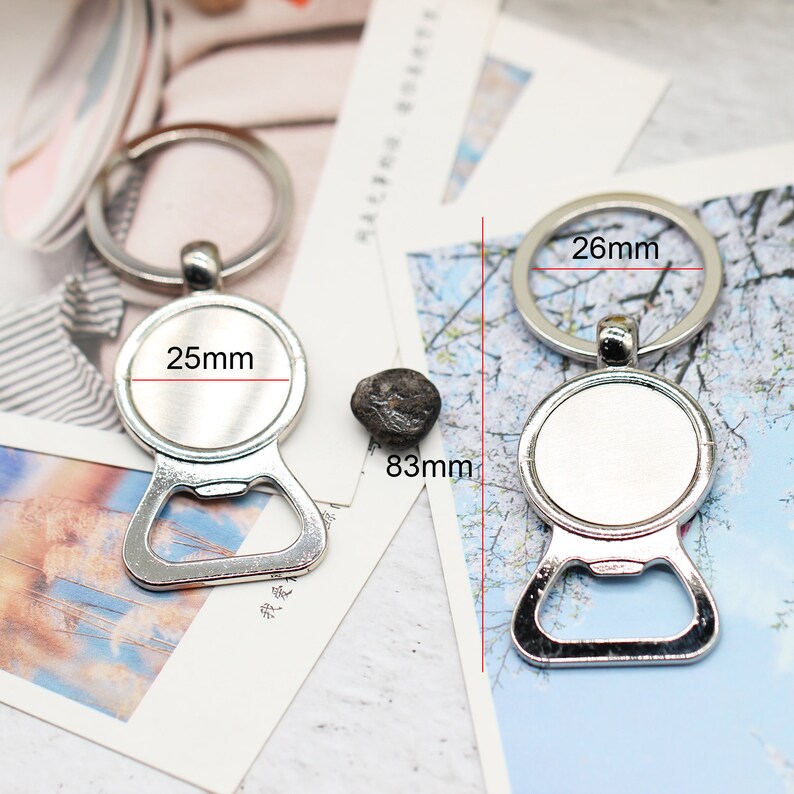 Keyring Bottle Openerkey Ring Bottle Openers Keychain With Etsy