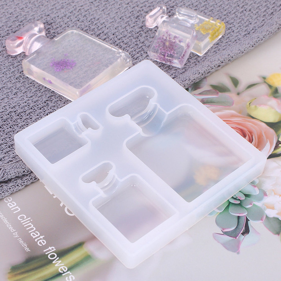 Perfume Bottle Resin MoldsEpoxy Resin Bottle Crafts Casting Etsy