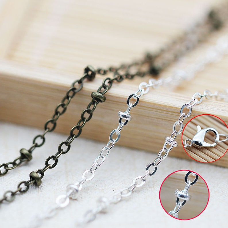 50pcs 2x3mm Rolo Ball Chain Oval Rolo Links Chain Cable Etsy