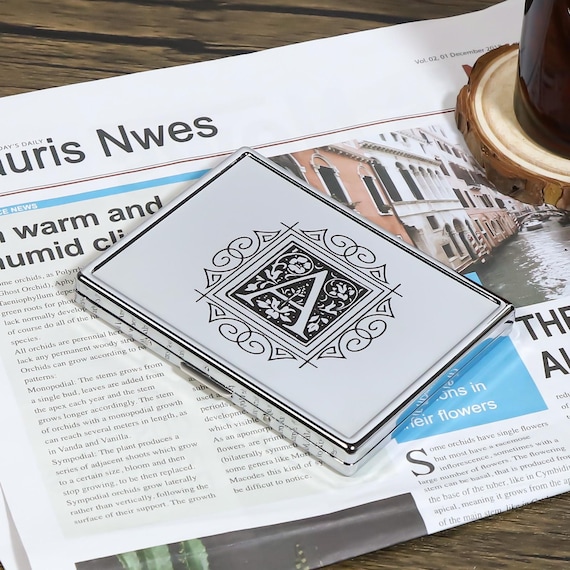 Personalized Cigarette Case and Ashtray, Cigarette Box, Cigarettes Ashtray,  Groomsman Gifts, Men's Gifts With Name,ultra Slim Cigarette Case