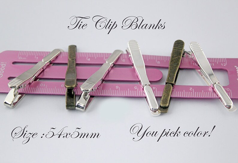 Wholesale Tie Clips Blank Tie Tacktie Clips Men Tie Bar Clip Etsy