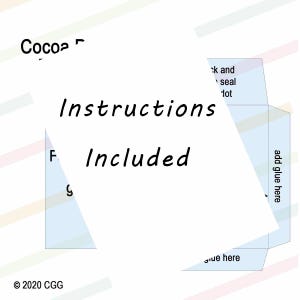 Cocoa Wrapper, Cocoa Envelope, Hot Chocolate Printable Packet