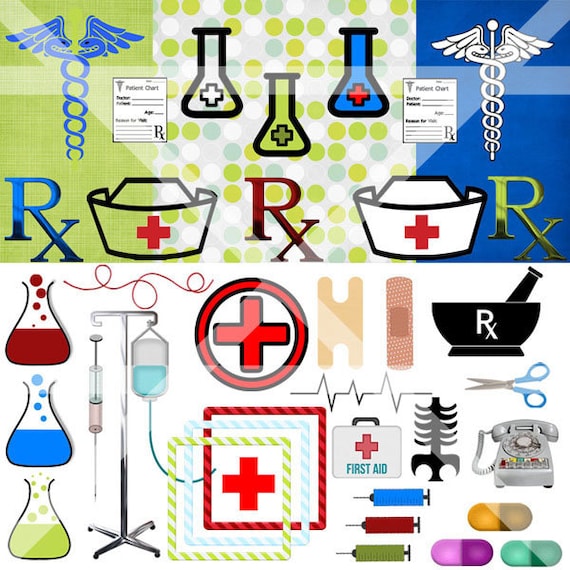 Medical Clipart Transparent Backgrounds Healthcare Clip Art Etsy