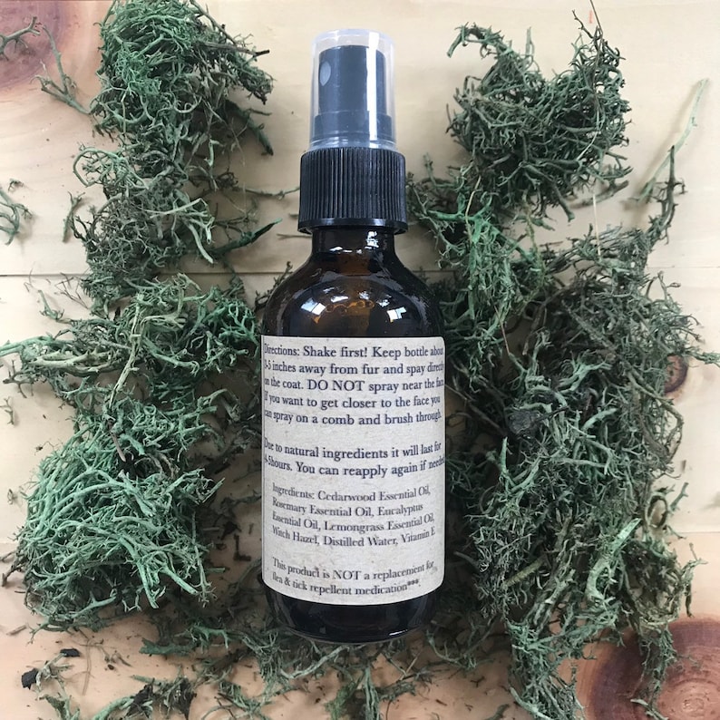 Flea & Tick Dog Spray Bug Repellant All Natural NO Etsy