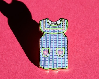 Mandil Enamel Pin - La Abuela Collection Mexican Inspired