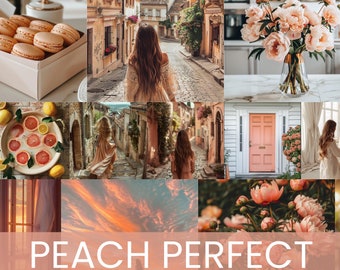 Peach Aesthetic Stock Photos | 83 High-Resolution Images (Digital Download)