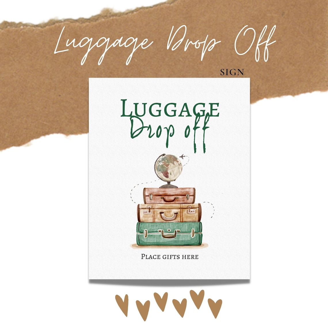 Baby Shower Travel Theme/around the World Baby Shower Signs Etsy