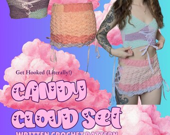 Candy Cloud Festival Set Crochet Pattern