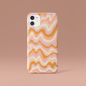 WAVY Phone Case, iPhone XR Case Cute, Boho Chic iPhone, Luxury iPhone Case, Abstract Artwork, Tumblr iPhone Case, iPhone 13, Danish Pastel