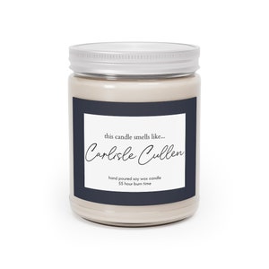 Smells Like Carlisle Cullen (Soy Wax, Hand Poured Candle 9 oz.) | Twilight Gift | Bella Swan | Candle Favor | Edward Cullen | Forks WA