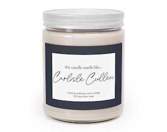 Smells Like Carlisle Cullen (Soy Wax, Hand Poured Candle 9 oz.) | Twilight Gift | Bella Swan | Candle Favor | Edward Cullen | Forks WA