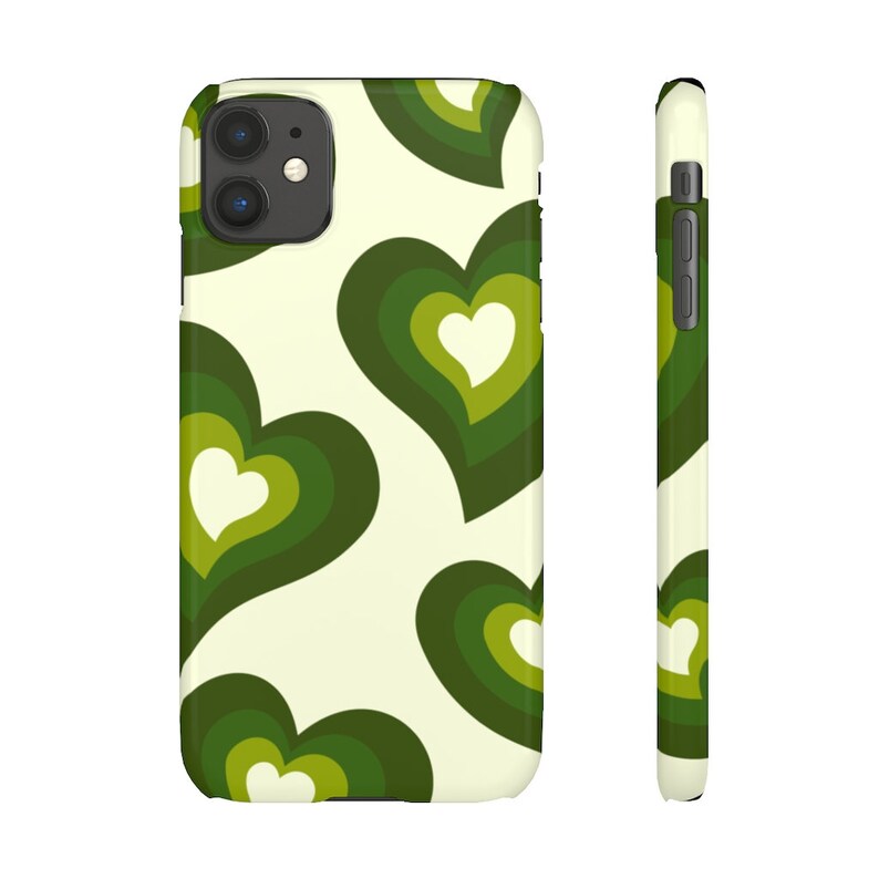 Floating Green Heart Phone Case Iphone XR Case Cute Boho Etsy