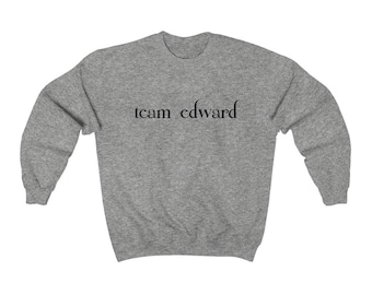 Team Edward Sweatshirt | Twilight Crewneck | Vintage Style Sweatshirt | Edward Cullen | New Moon Eclipse