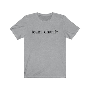 Team Charlie T-shirt | Twilight Shirt | Vintage Style Top | Charlie Swan | New Moon Eclipse
