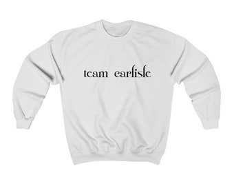 Team Carlisle Sweatshirt | Twilight Sweater | Vintage Style Top | Carlisle Cullen | New Moon Eclipse | Bella Swan | The Twilight Saga