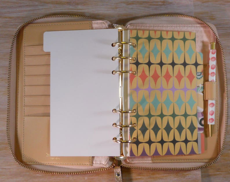 Personal Planner Dividersset of 6 Laminated Dividers Etsy