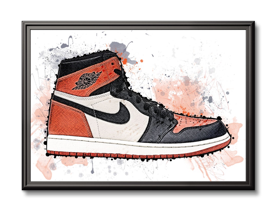 Shattered Backboard Air Jordan 1 / Nike / Trainer / Sneaker - Etsy