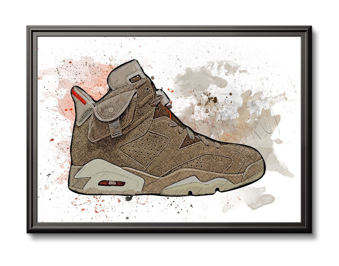 travis scott air jordan 6 british khakis