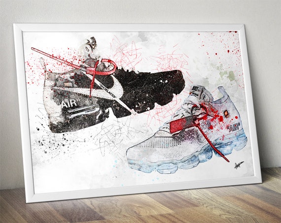 off white vapormax drawing