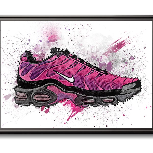 TN Fireberry / Trainer / Sneaker Wall Art Print / Poster Design Original