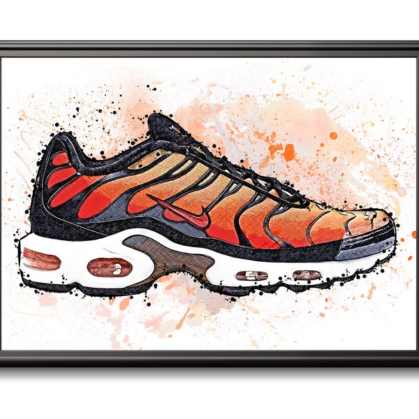 TN Tiger / Trainer / Sneaker Wall Art Print / Poster Design Original