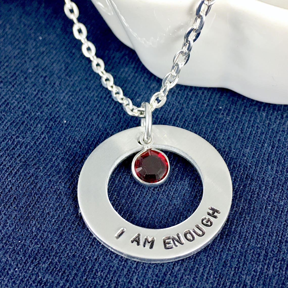 Intent jewelry intent necklace Mental health awareness Etsy