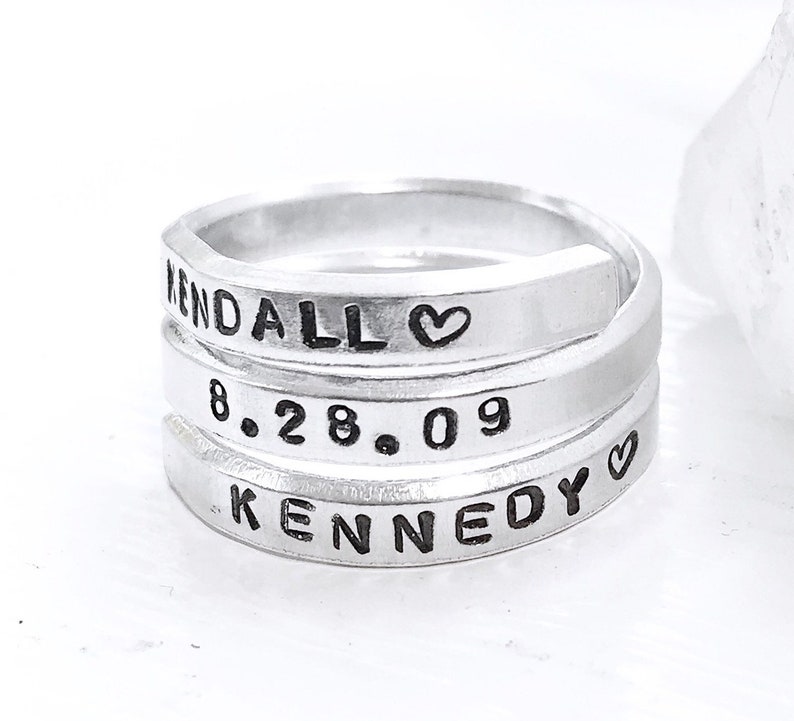 personalized mothers rings
