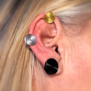 Adjustable Keloid Pressure Earrings for Treatment of Hypertrophic Scars and Keloid Removal. Etsy UK