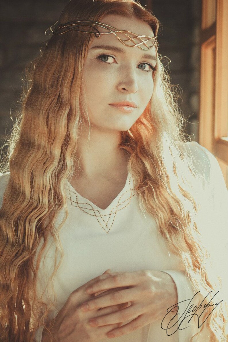 Elfish accessory -Elven circlet Elven crown Elven diadem Jewelry Diadem Wedding tiara fantasy wedding Elrond Elf jewelry